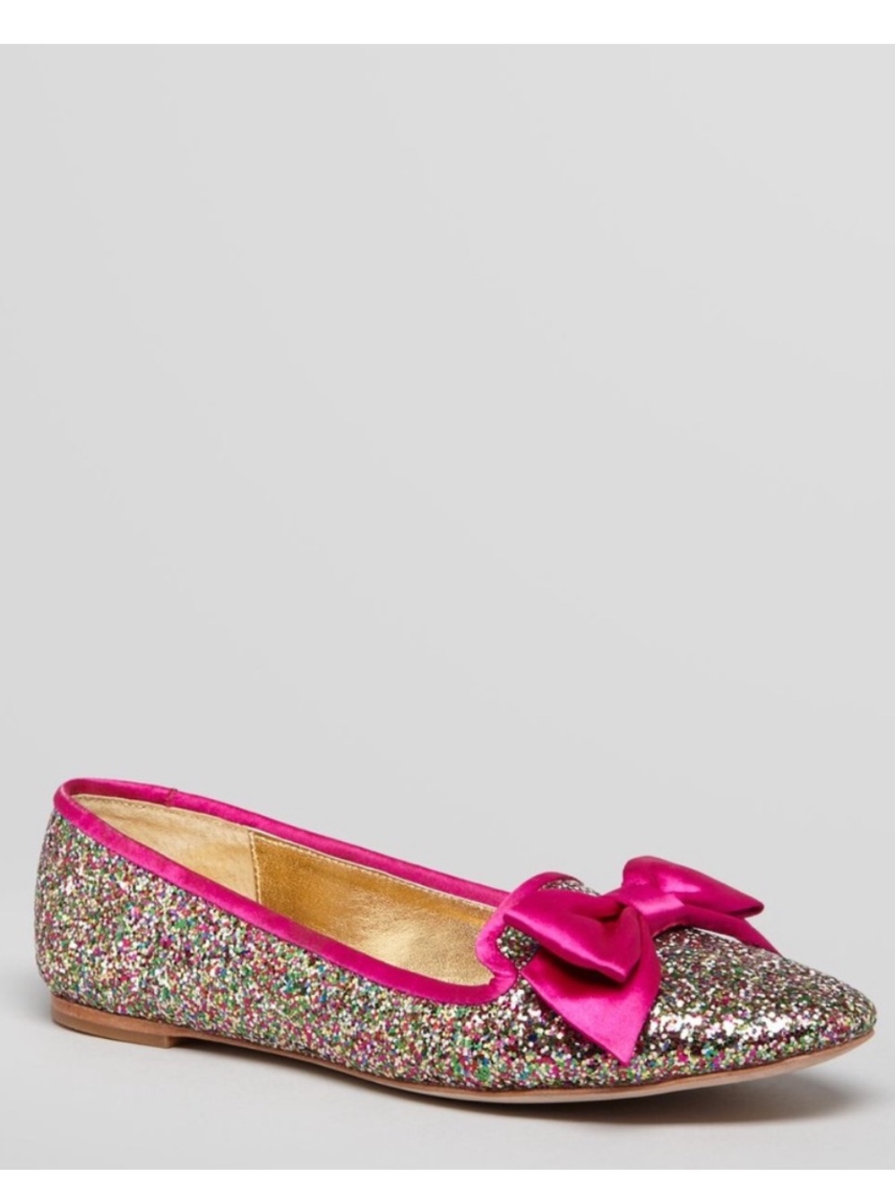 Kate Spade Audrina Glitter Flat Size 10